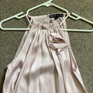 Pink silk top halter top by Elizabeth and James